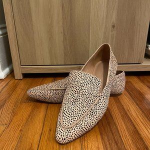 Madewell Loafer Flats - Spotted Calf Hair Size 8.5